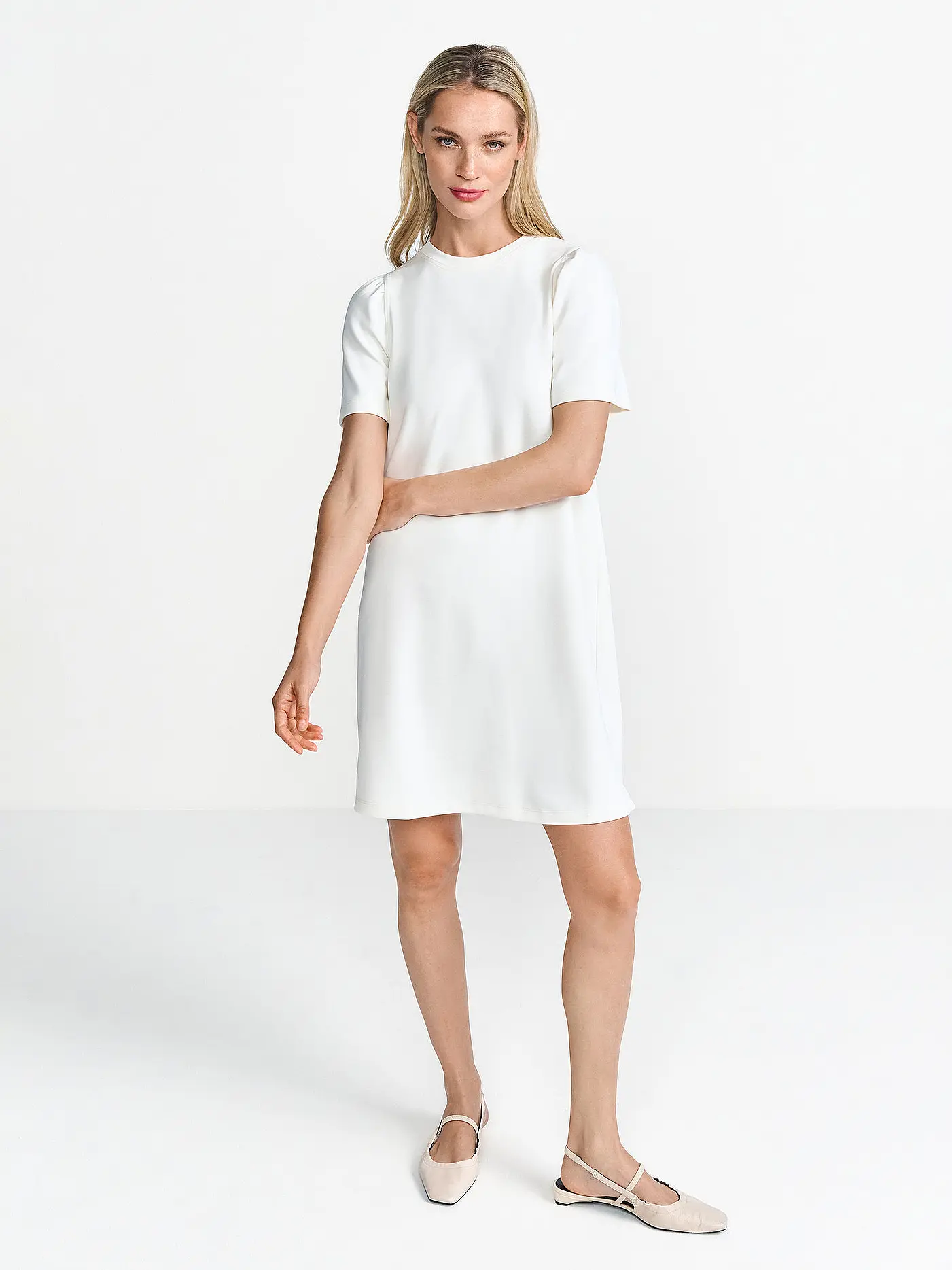 RICH & ROYAL | Minikleid | creme